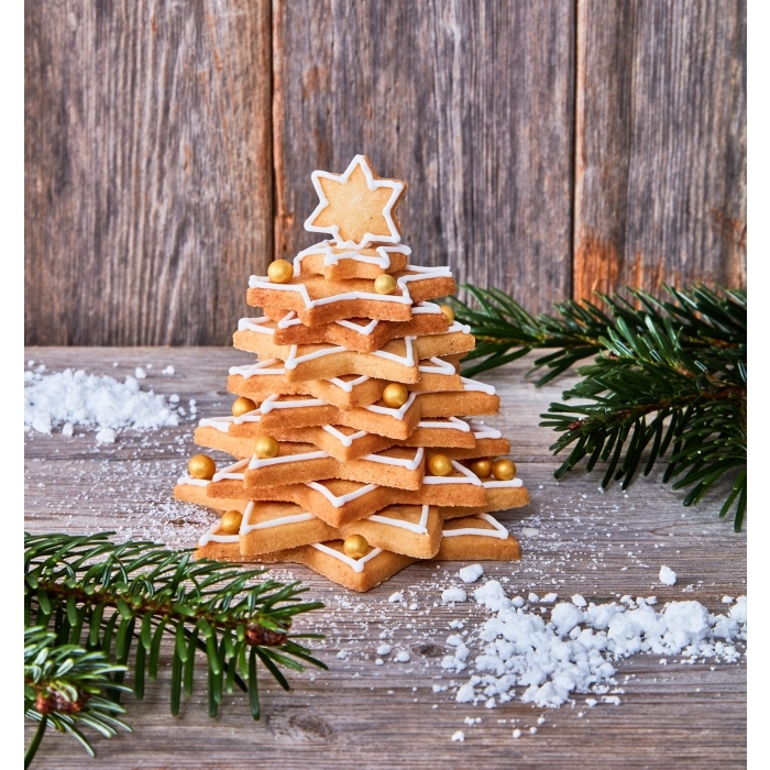 Birkmann - Cookie cutter set star for fir tree - 6 pcs.