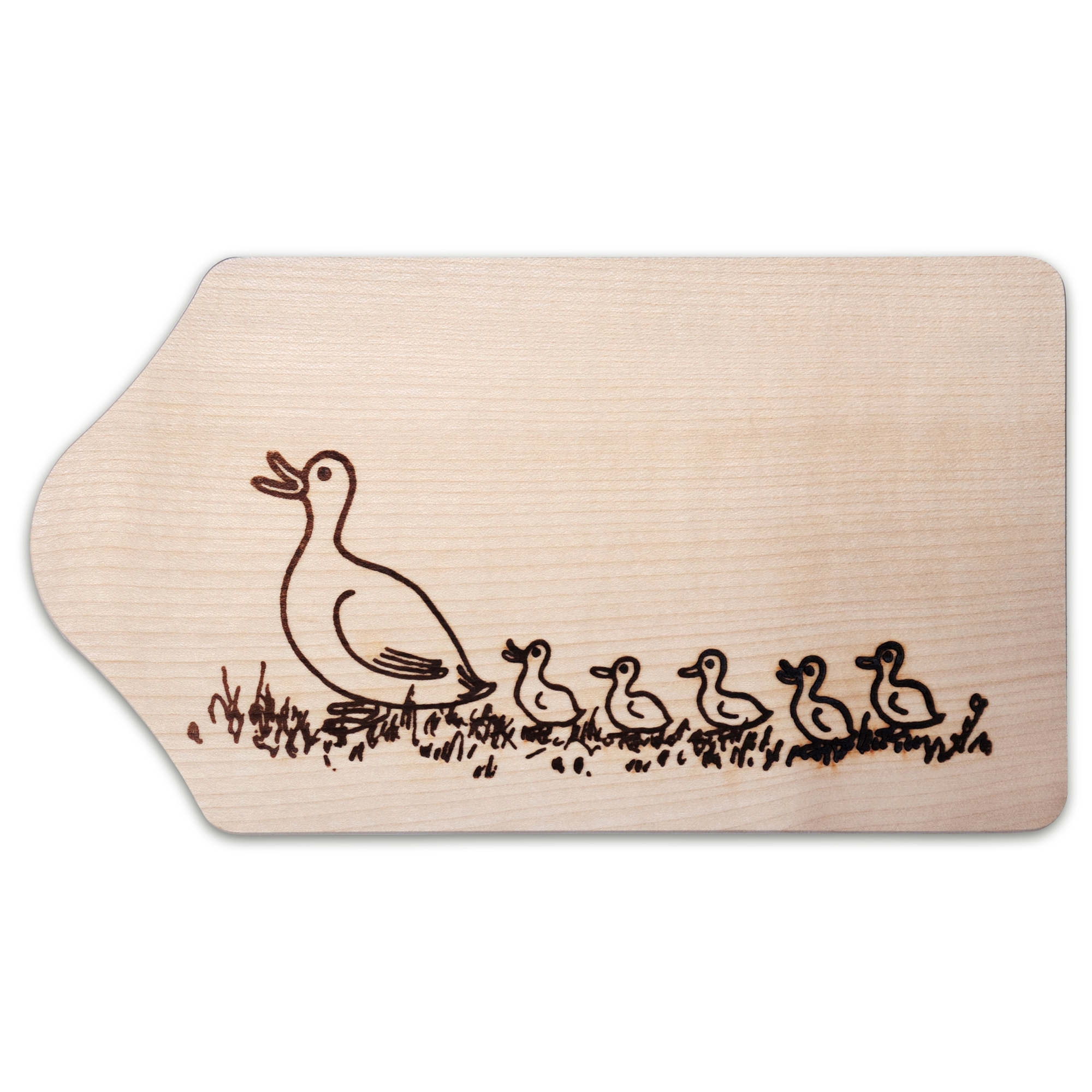 Breakfast board - maple wood - duck family | Culinaris