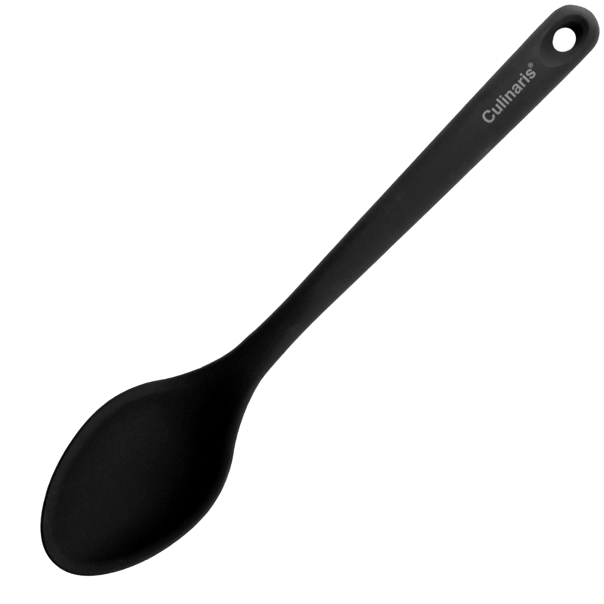 Serving spoon - silicone - black | Culinaris Serving spoon - silicone - black | Culinaris