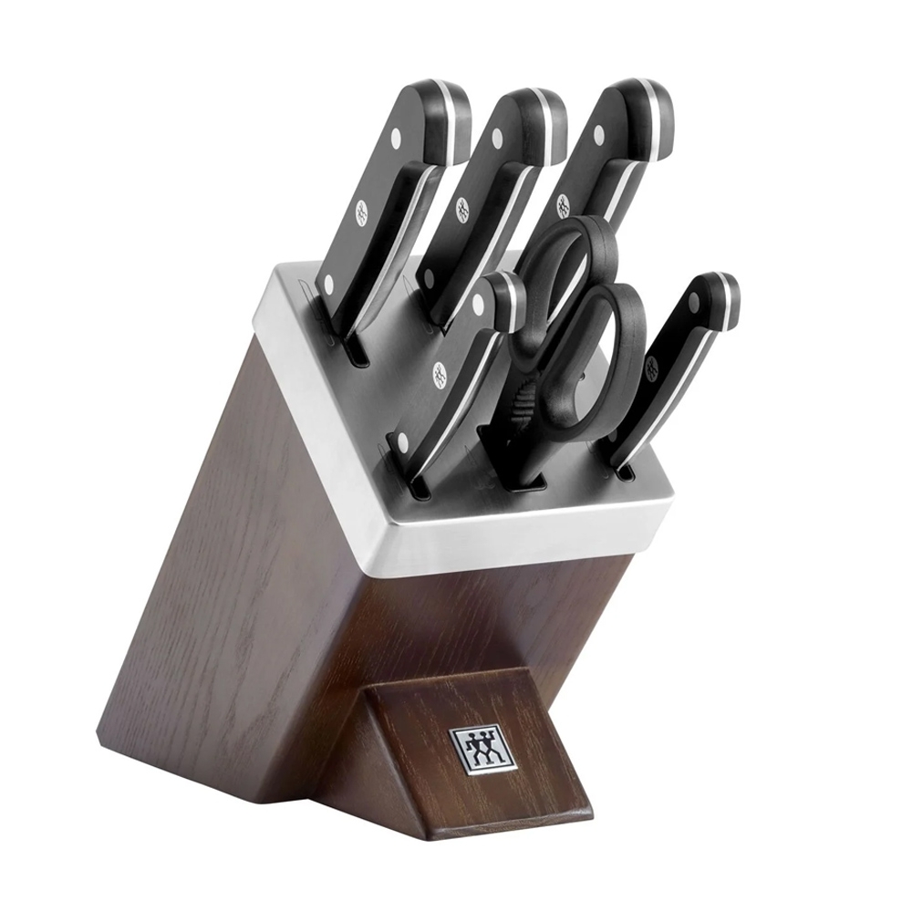 ZWILLING - Selbstschärfender Messerblock 7-tlg | Gourmet | Chocolate ZWILLING - Selbstschärfender Messerblock 7-tlg | Gourmet | Chocolate