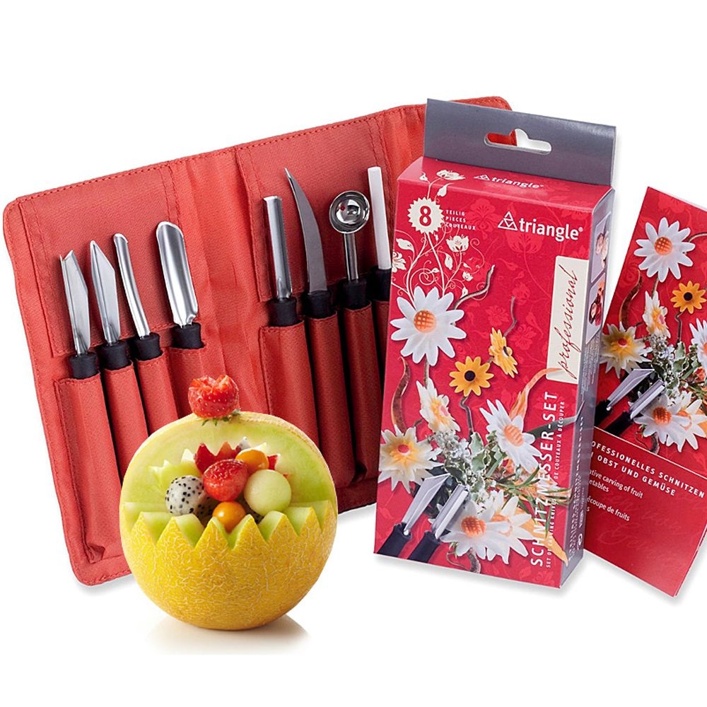 Triangle® - Schnitzmesser-Set - Professional - 8-teilig Triangle® - Schnitzmesser-Set - Professional - 8-teilig