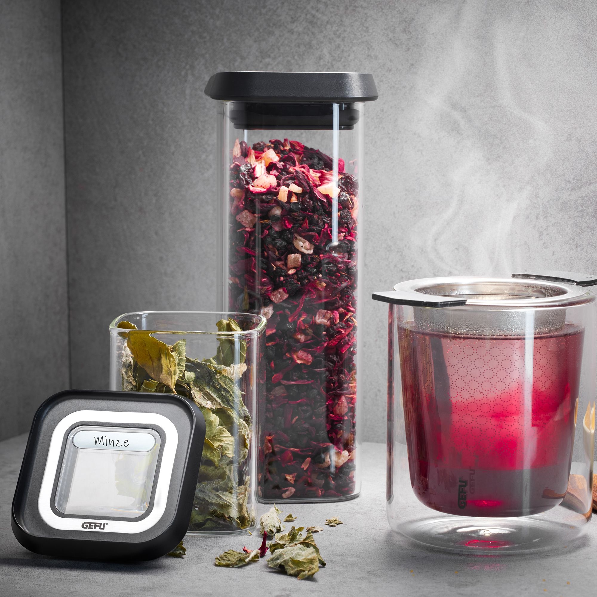 Gefu - 3-piece storage box set PANTRY mini Gefu - 3-piece storage box set PANTRY mini