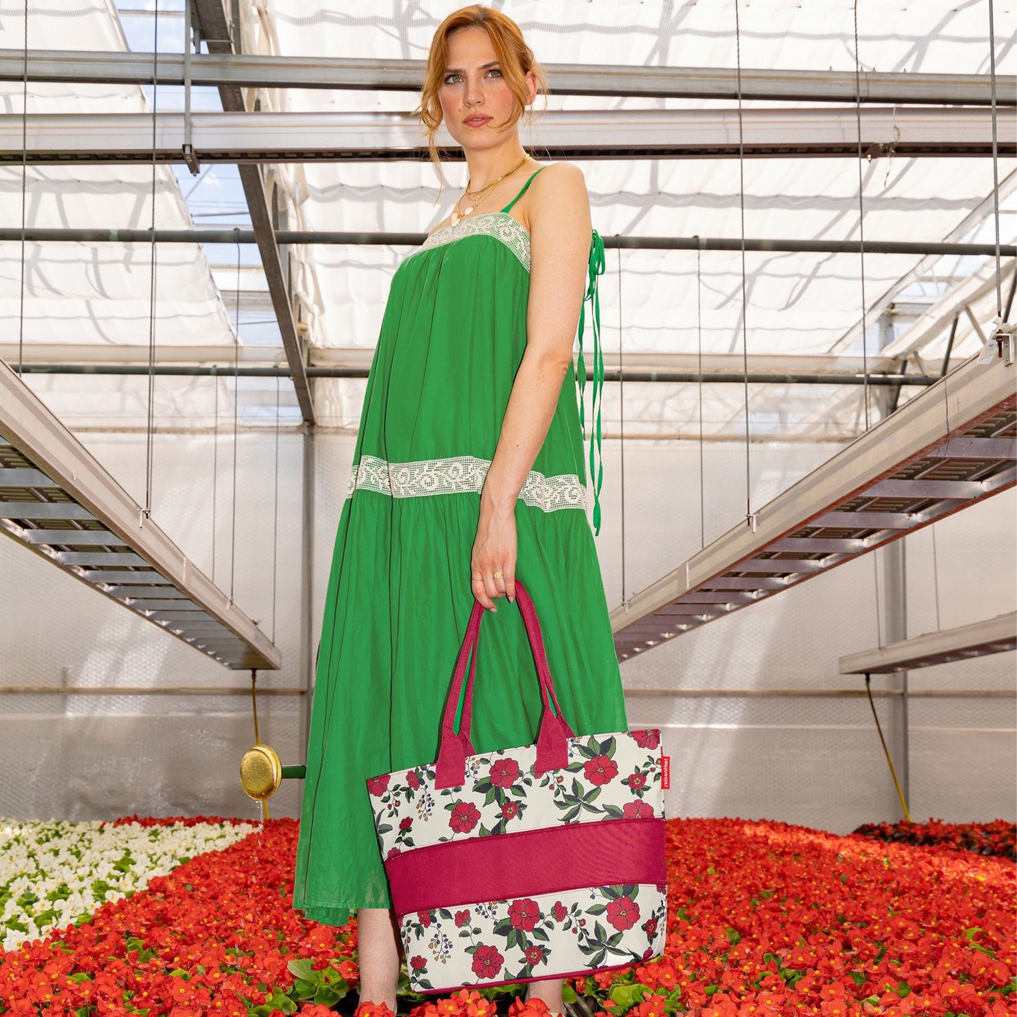 reisenthel - shopper e1 - garden white reisenthel - shopper e1 - garden white