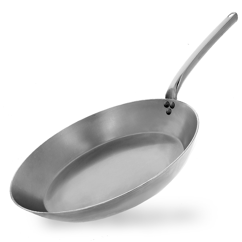 de Buyer - Carbone PLUS - Round Frying Pan with tube handle