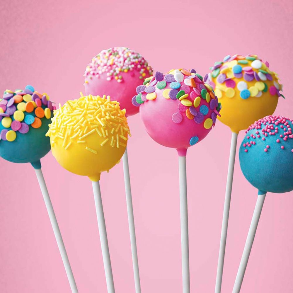 Städter - Cake-Pop-Stiele - Weiß - 50 Stück - verschiedene Größen