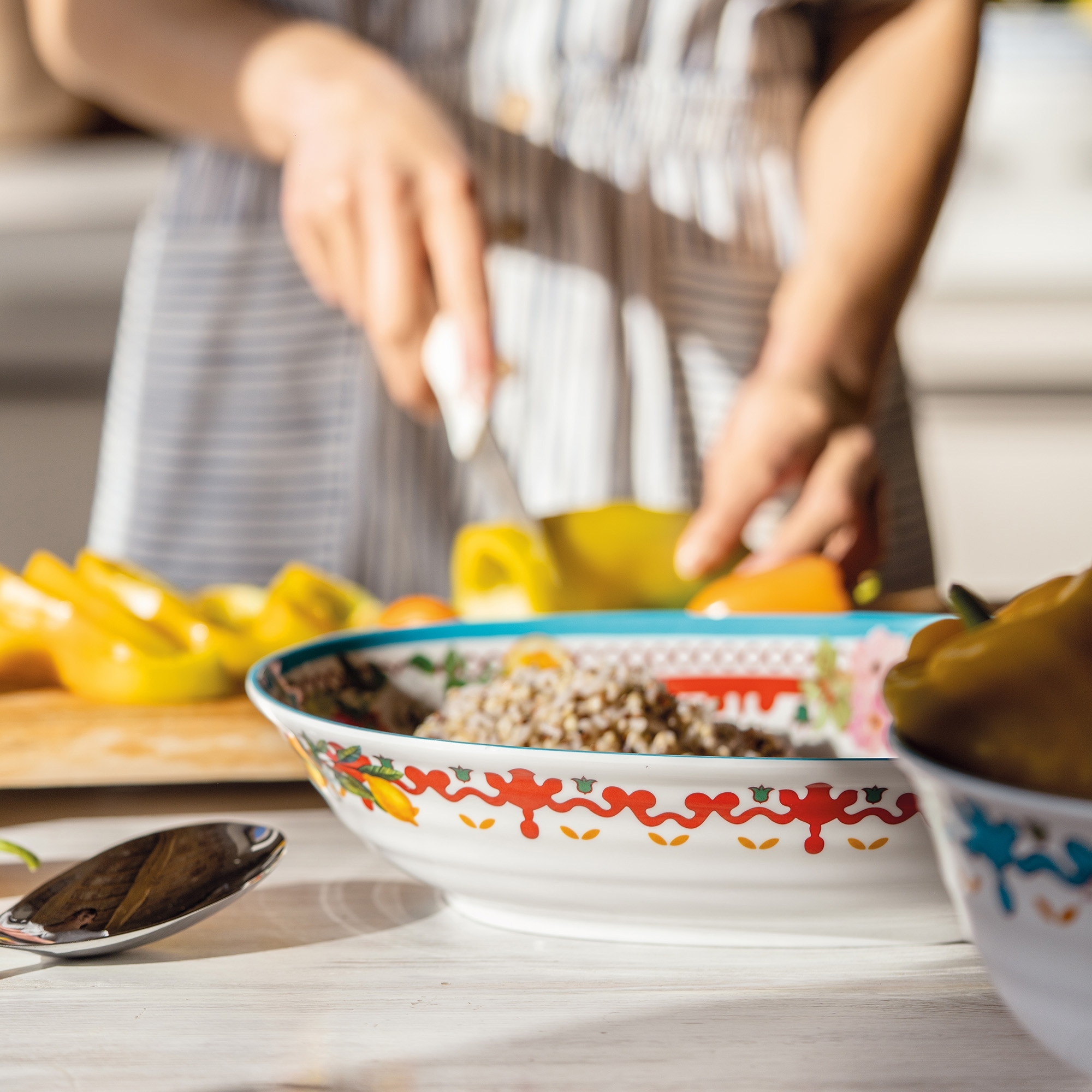 Guzzini - Rice bowl 'Flower&Lemon'