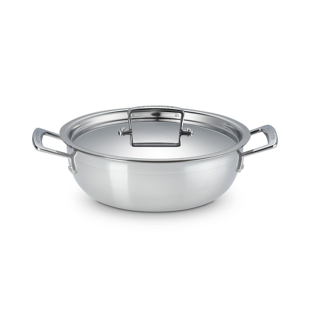 3-ply Stainless Steel non-stick Chef's Casserole