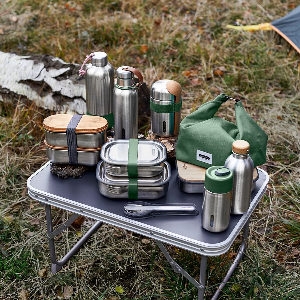 black+blum - To Go Isolierbecher - Edelstahl - 340 ml - Olive