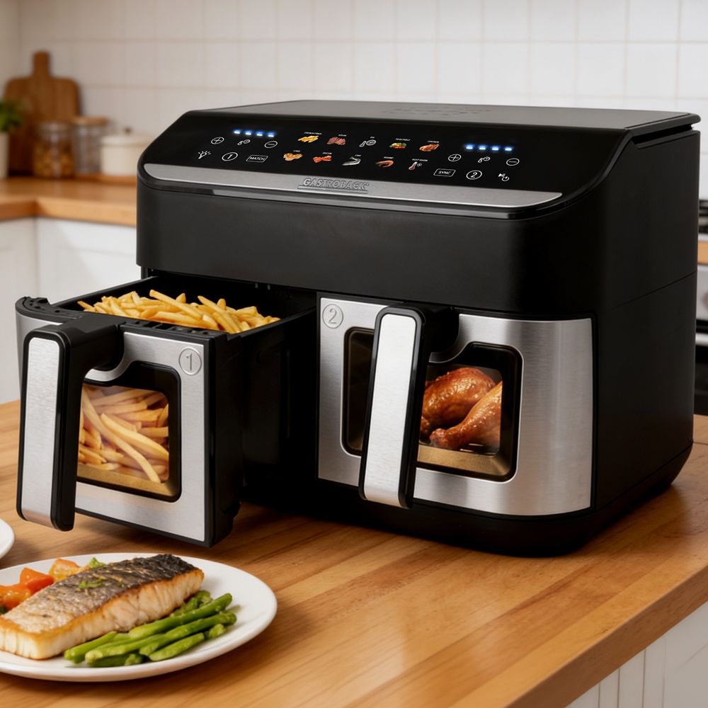 Gastroback - Multi Hot Air Fryer Duo Family 9 L