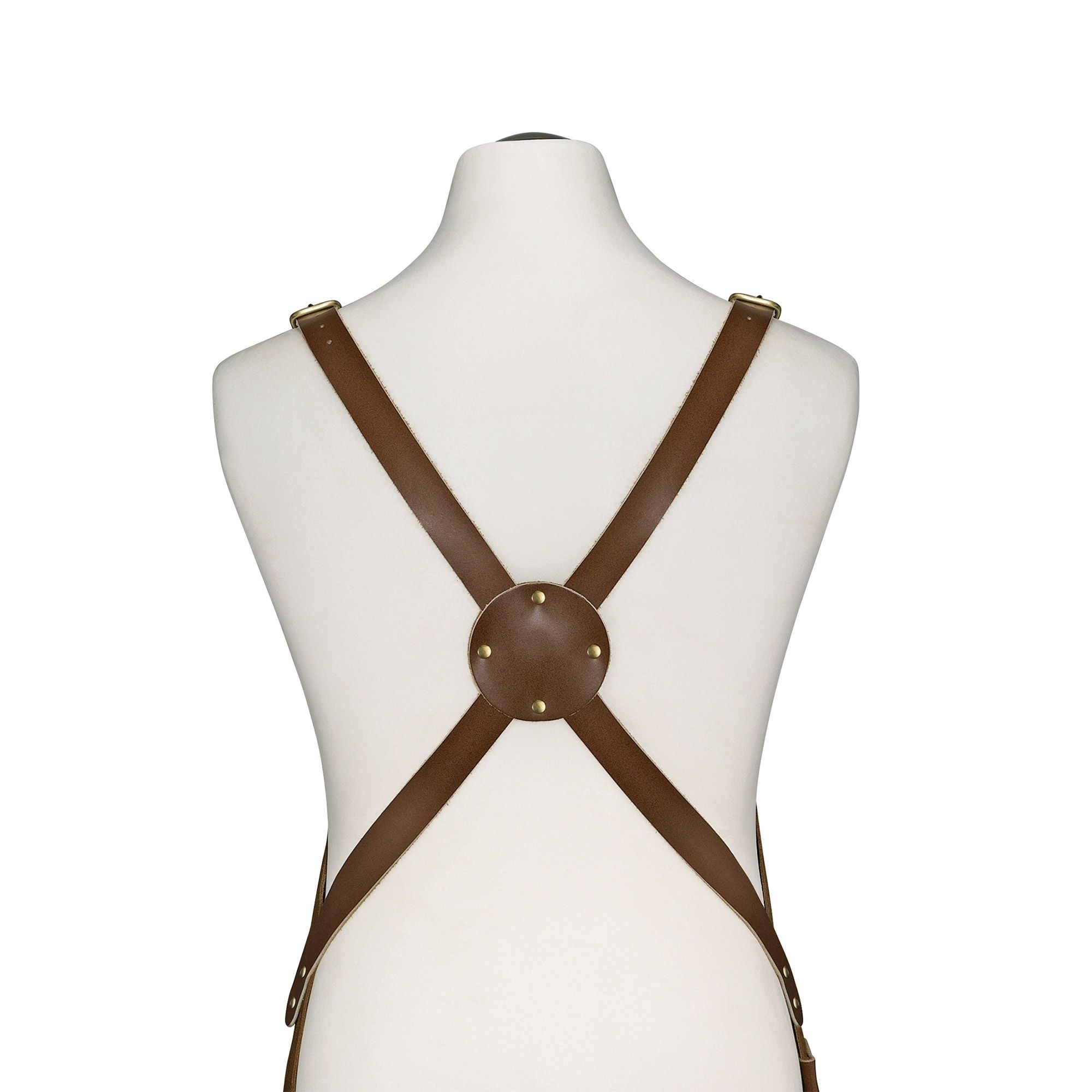 Zassenhaus - Leather apron TEXAS, brown Zassenhaus - Leather apron TEXAS, brown