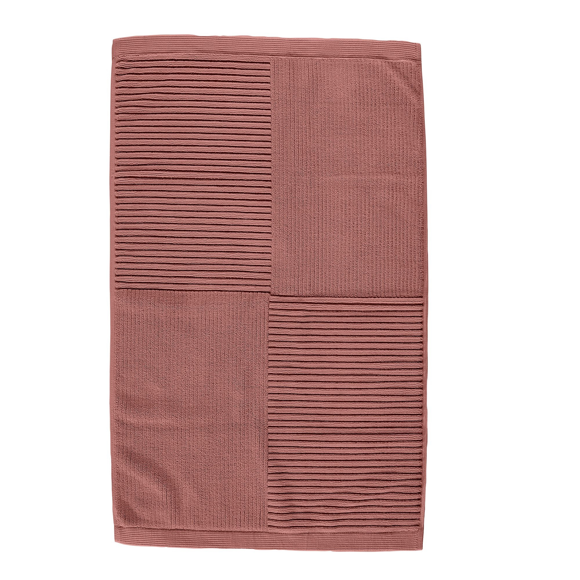 Zone - Classic Badematte - 50 x 80 cm - Peach Red