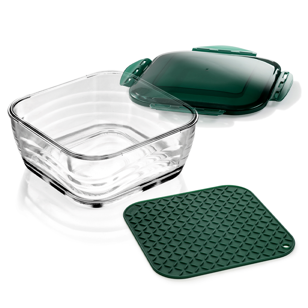 Genius - Nicer Dicer Chef - Glass bowl set 3 pcs. Genius - Nicer Dicer Chef - Glass bowl set 3 pcs.