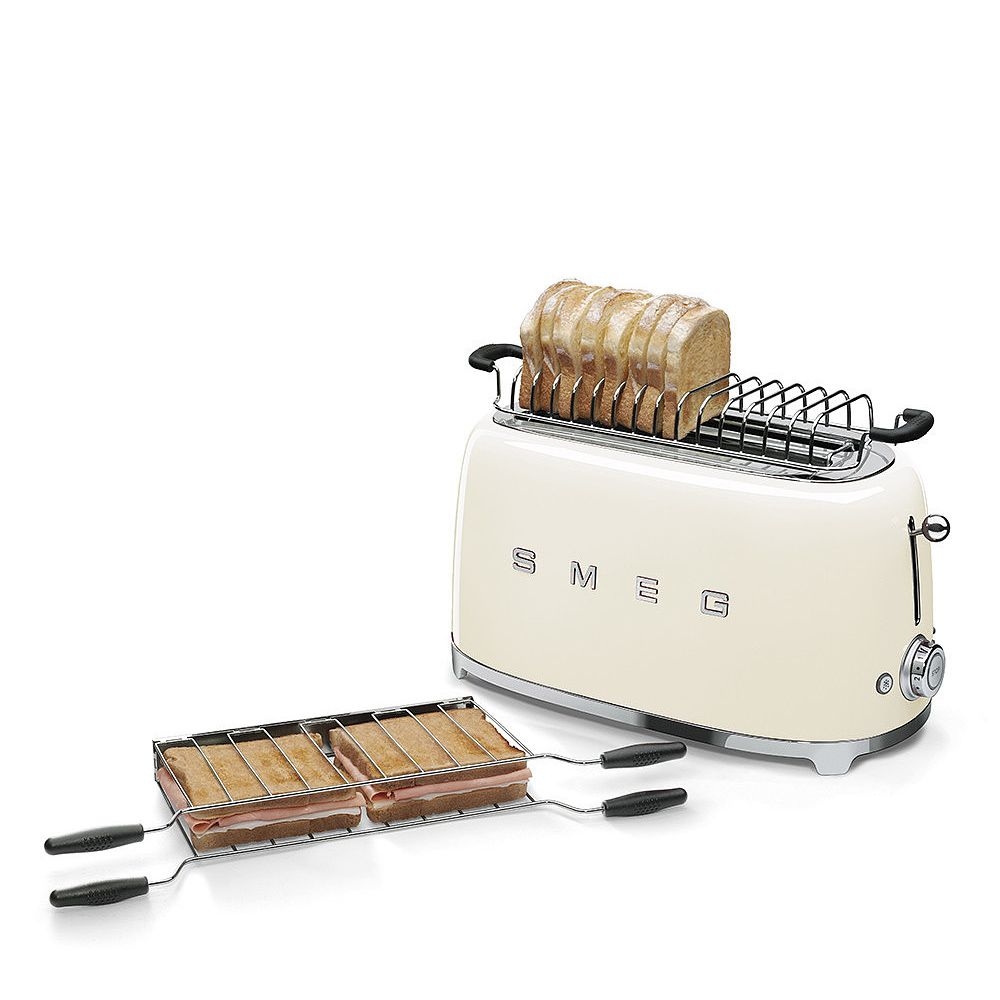 Smeg - 2-Schlitz Toaster lang TSF02 - Designlinie Stil Der 50° Jahre Smeg - 2-Schlitz Toaster lang TSF02 - Designlinie Stil Der 50° Jahre