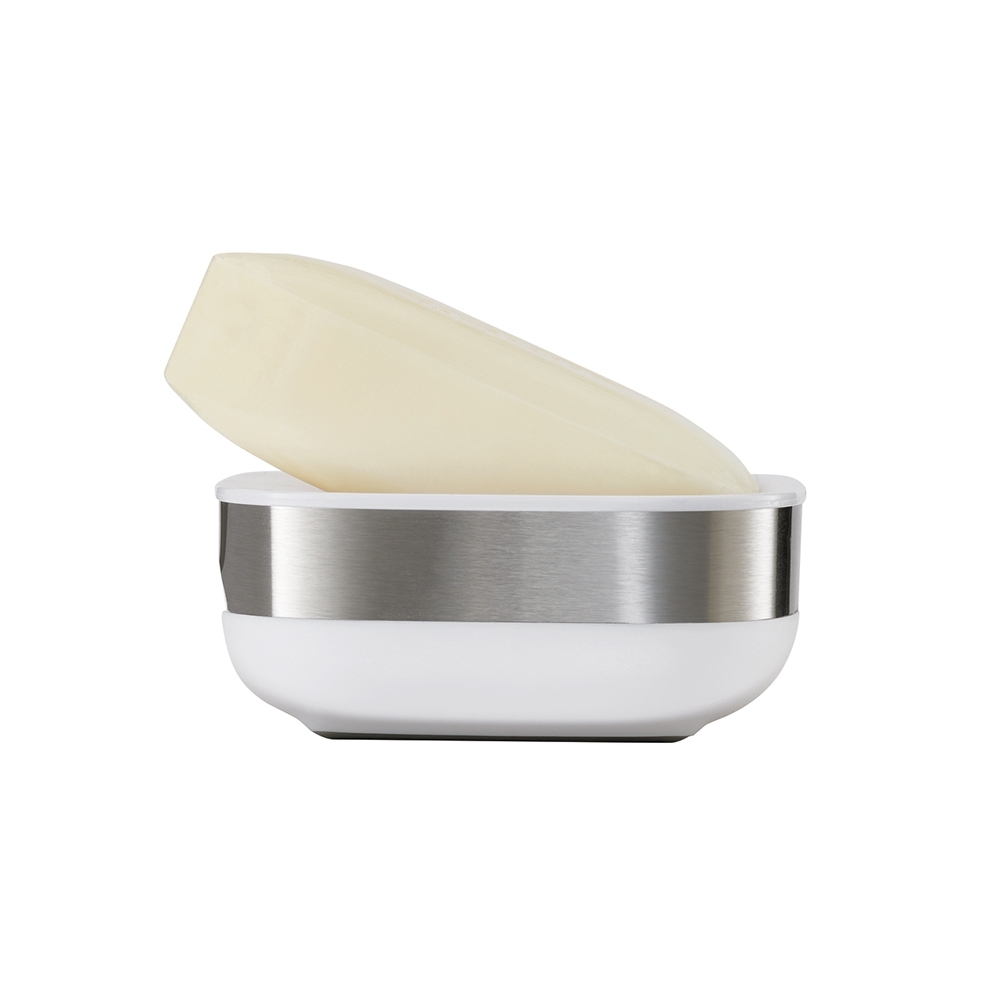 Joseph Joseph - Slim™ Steel Compact Soap Dish Joseph Joseph - Slim™ Steel Compact Soap Dish
