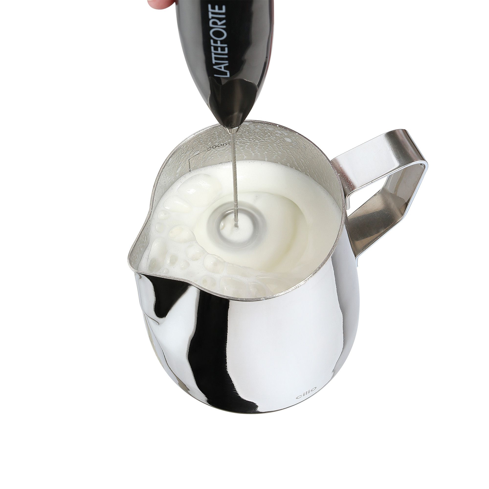 cilio - Milk frother LATTEFORTE - grey matt