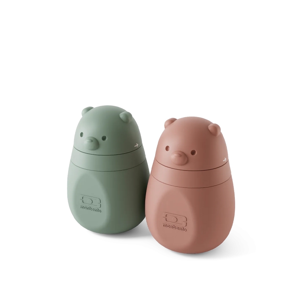 Monbento - MB Duo Yummy Squeezes green/pink