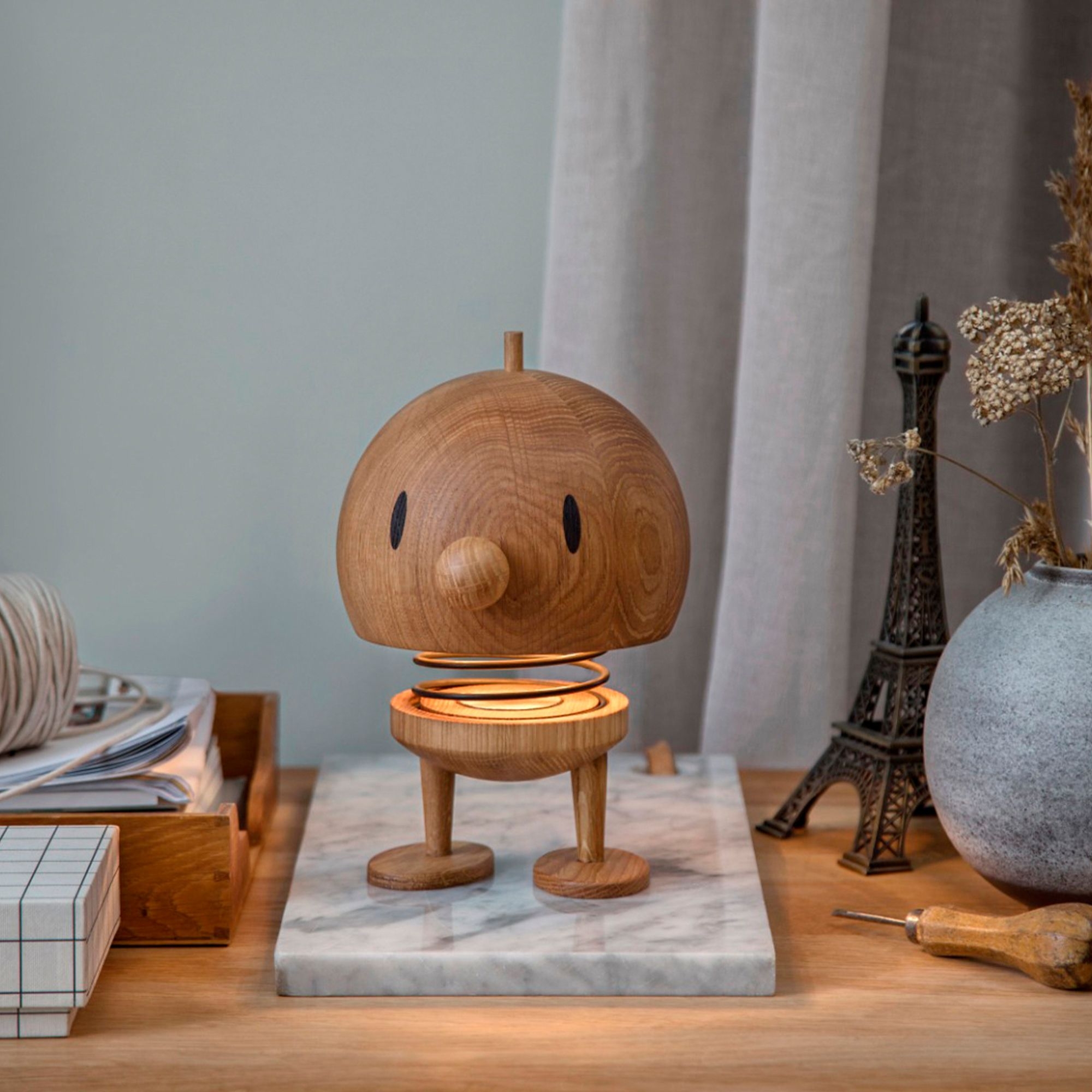Hoptimist - Oak LED Lamp - L