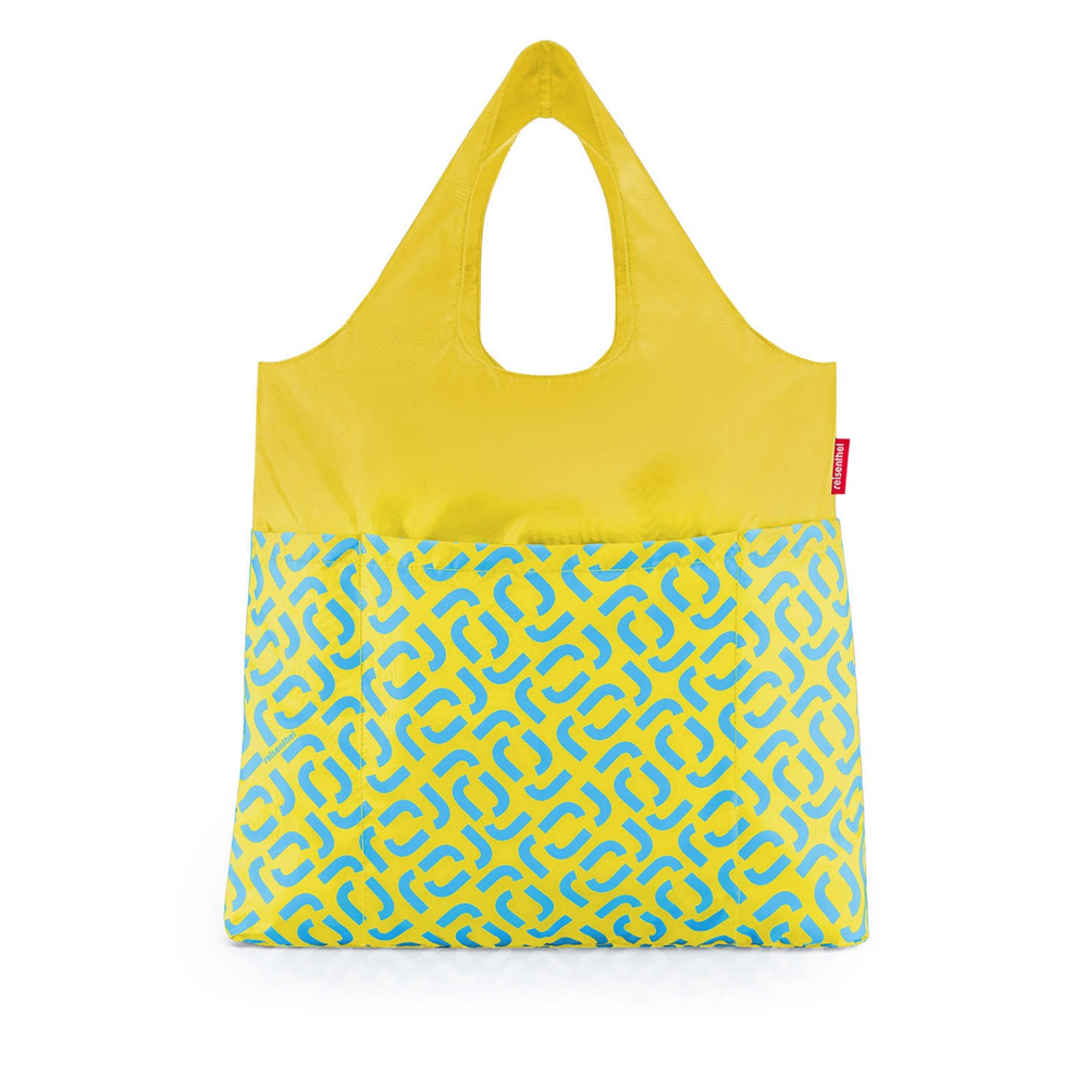 reisenthel - mini maxi shopper plus - signature lemon reisenthel - mini maxi shopper plus - signature lemon