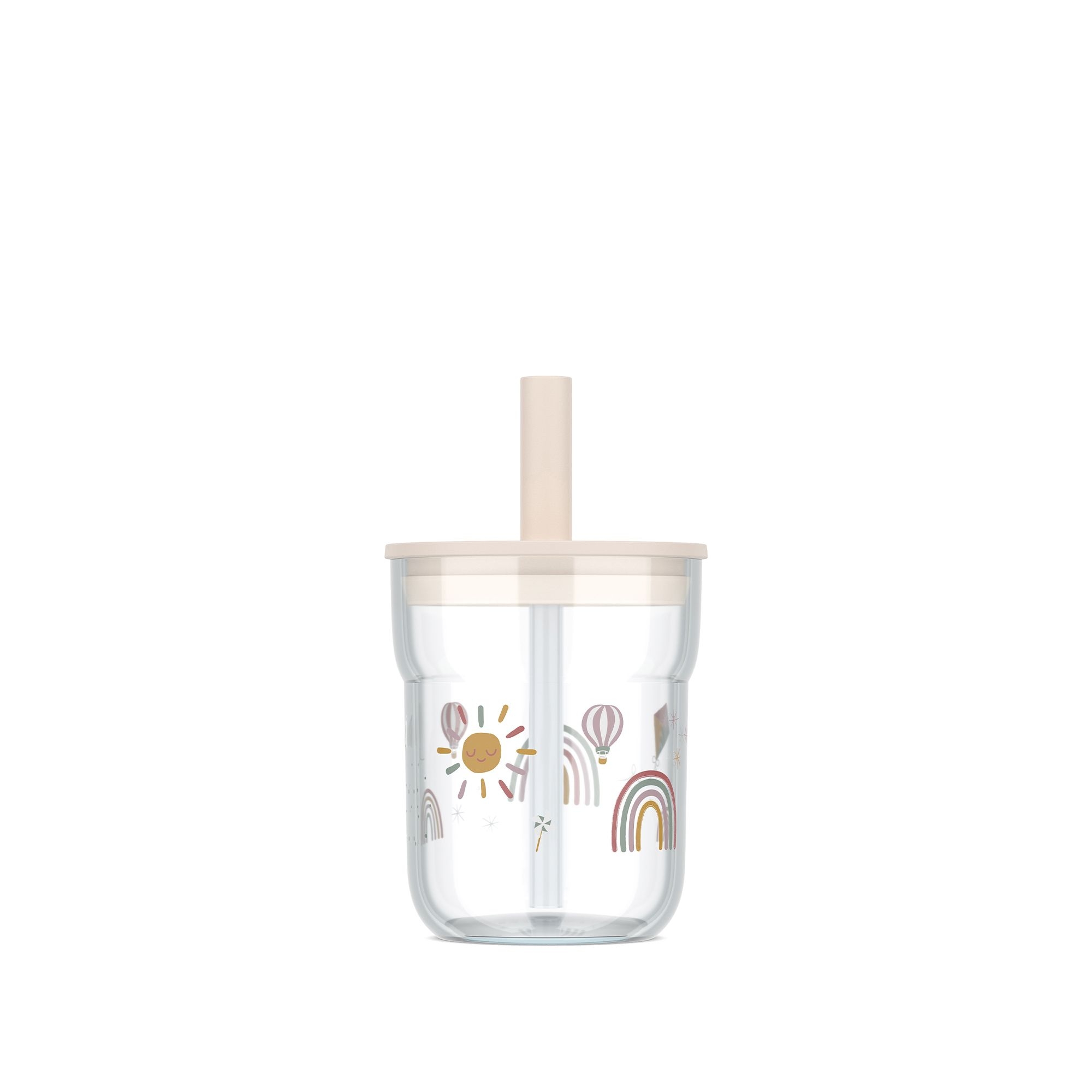Mepal Mio kids straw cup 250 ml Sunshine & Rainbow