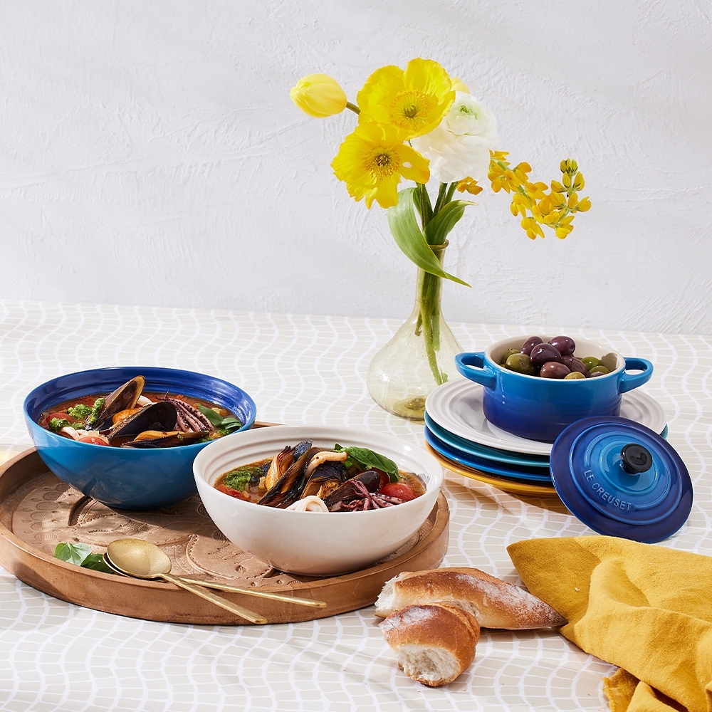 Le Creuset - 4er Set Mini-Cocotte - Rivera Collection Le Creuset - 4er Set Mini-Cocotte - Rivera Collection