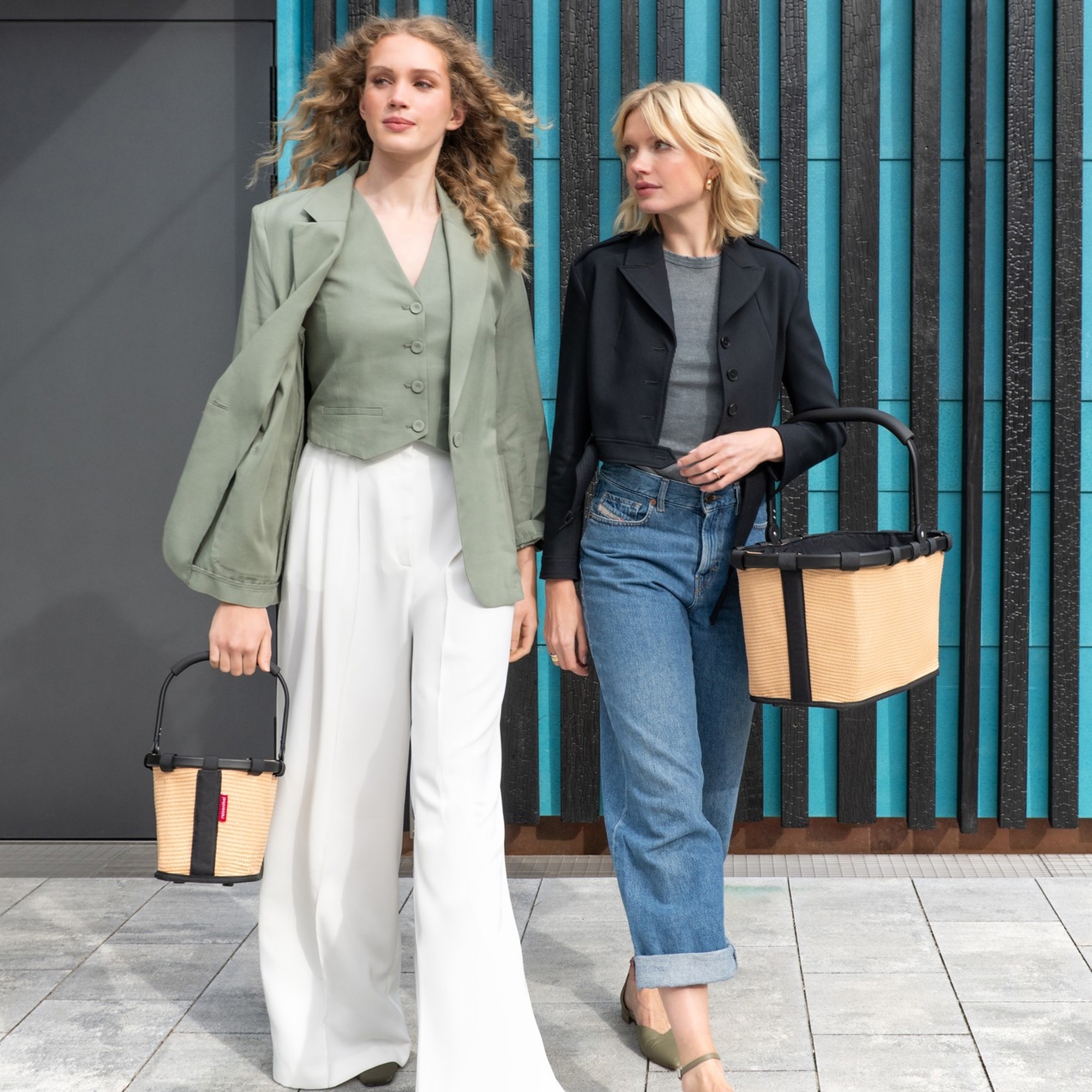 reisenthel - carrybag XS - frame raffia black reisenthel - carrybag XS - frame raffia black