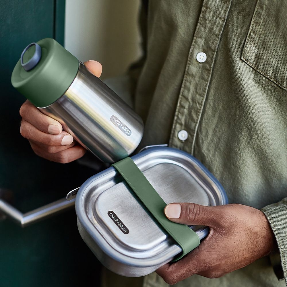 black+blum - To Go Isolierbecher - Edelstahl - 340 ml - Olive