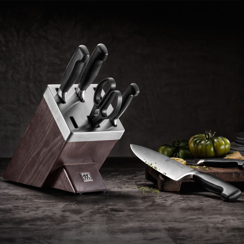 Zwilling - **** FOUR STARS self-sharpening 7-piece knife block Zwilling - **** FOUR STARS self-sharpening 7-piece knife block