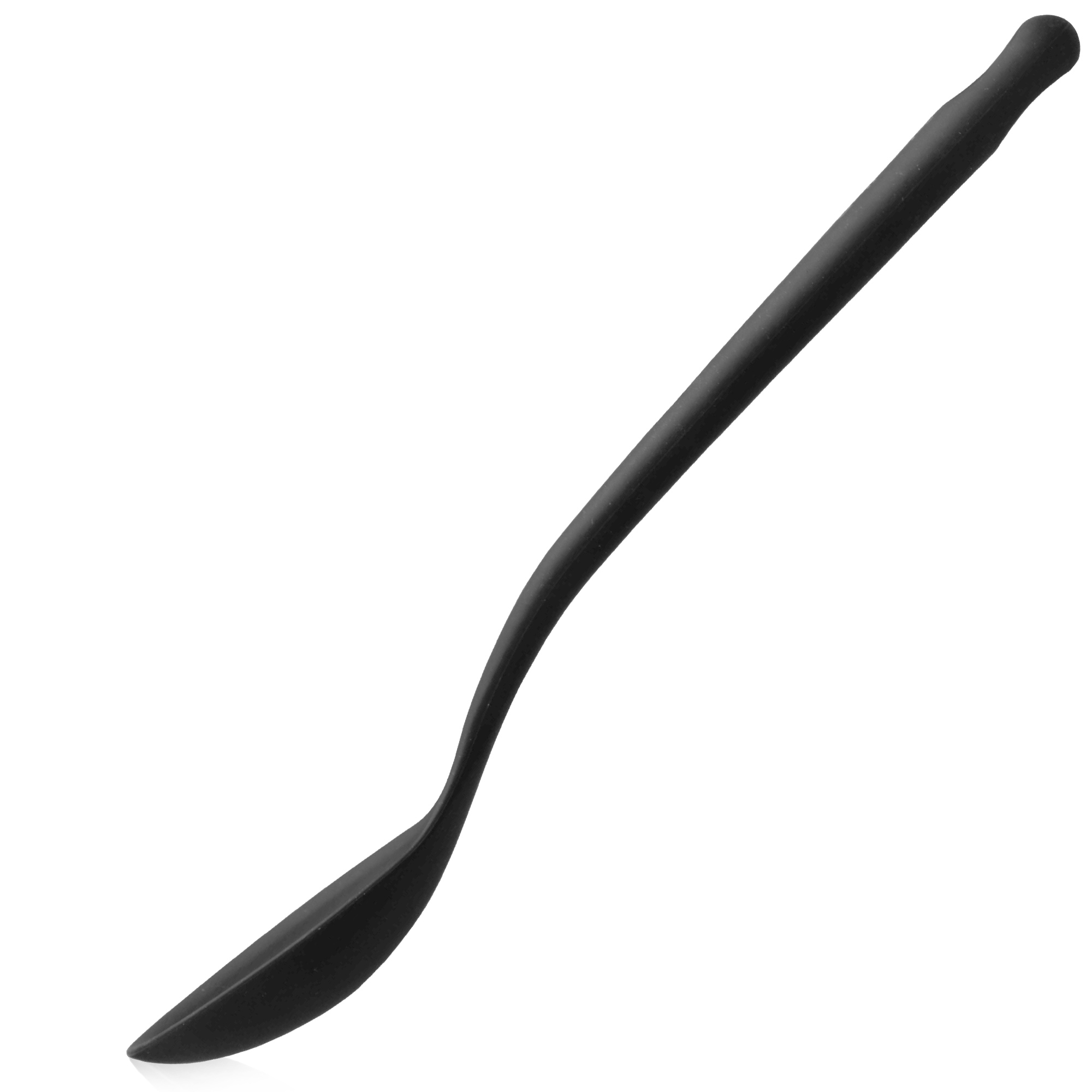 Serving spoon - silicone - black | Culinaris Serving spoon - silicone - black | Culinaris