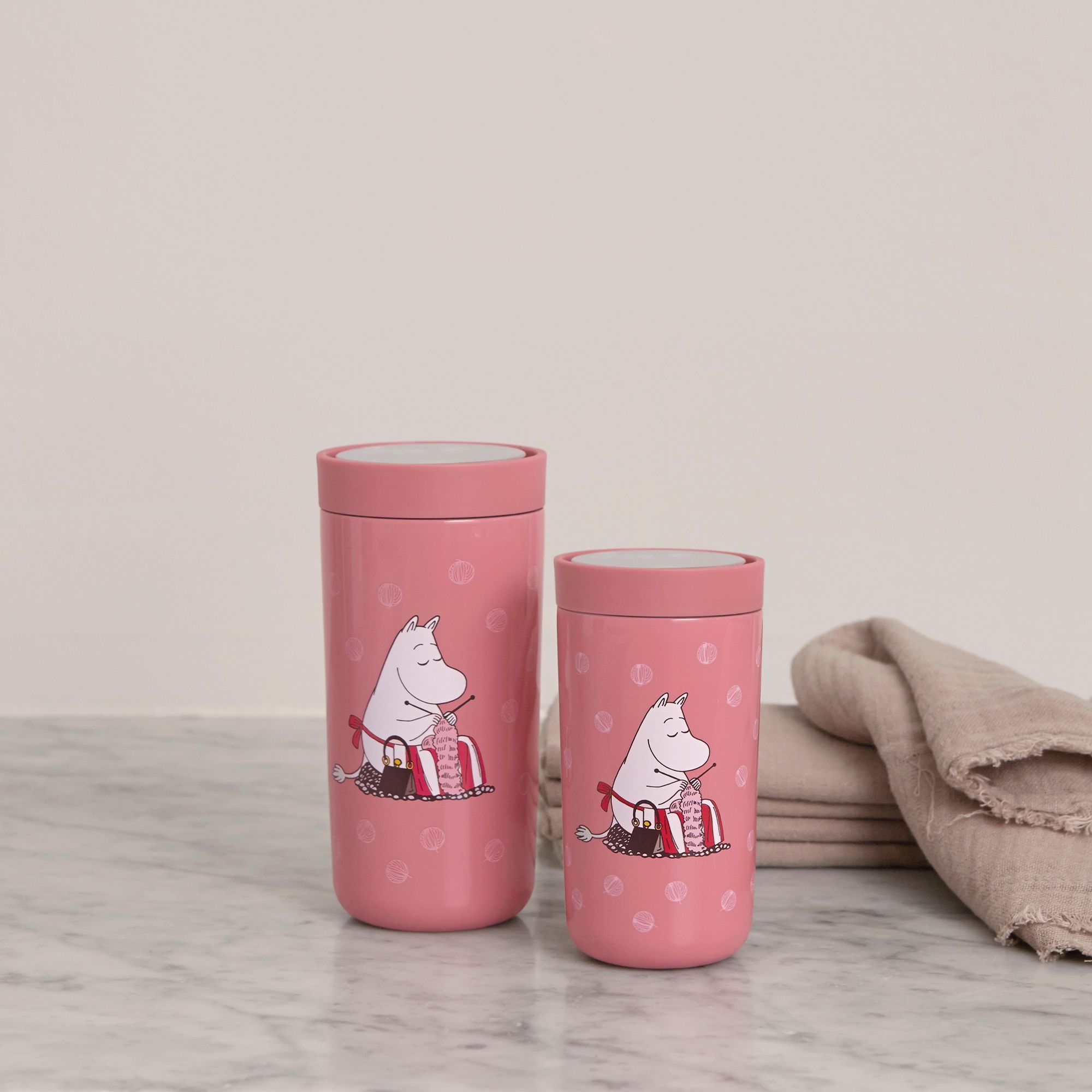 Stelton - To Go Click Thermobecher - 200 ml - Moomin Knitting