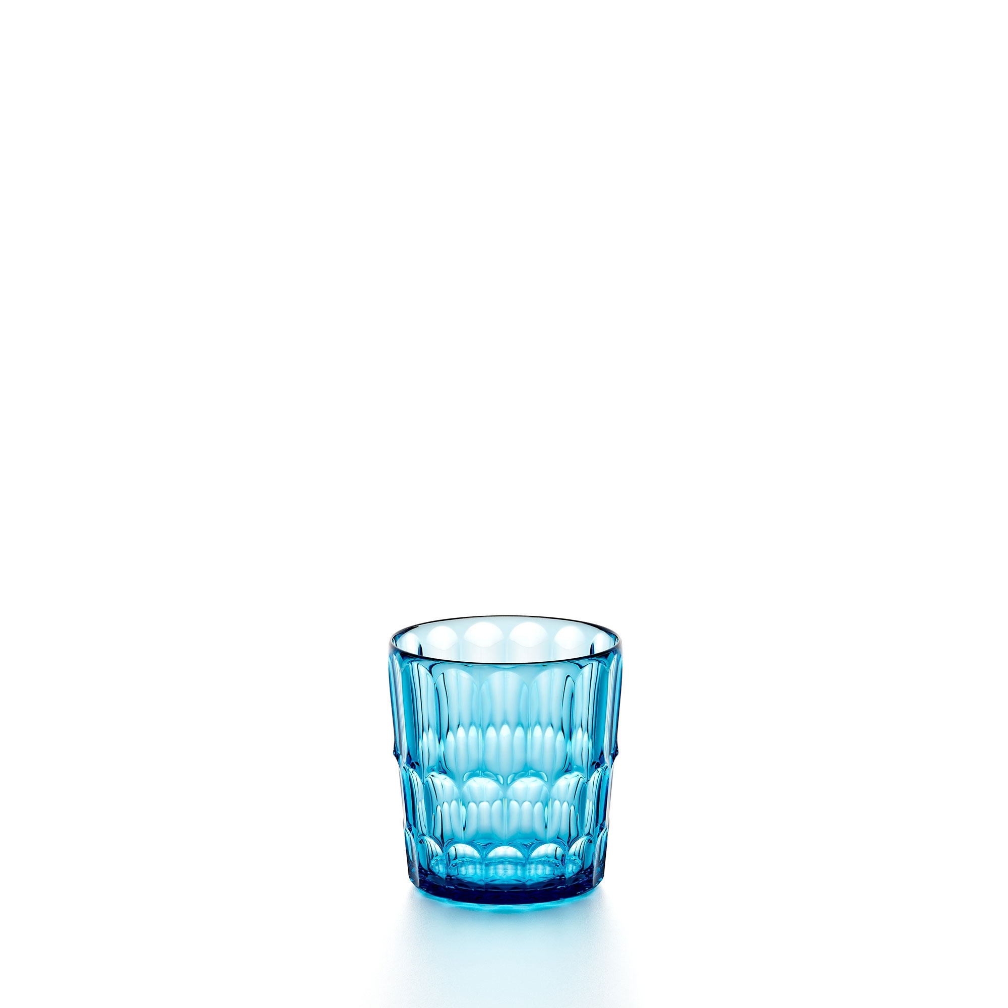 Guzzini - Drinking glass low “Vanity” decor 2, sea blue
