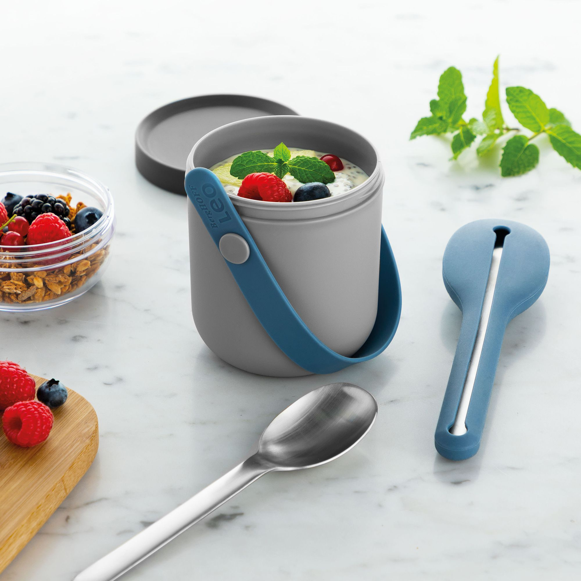 BergHOFF - To Go set 2-pcs. - Leo - grey-blue