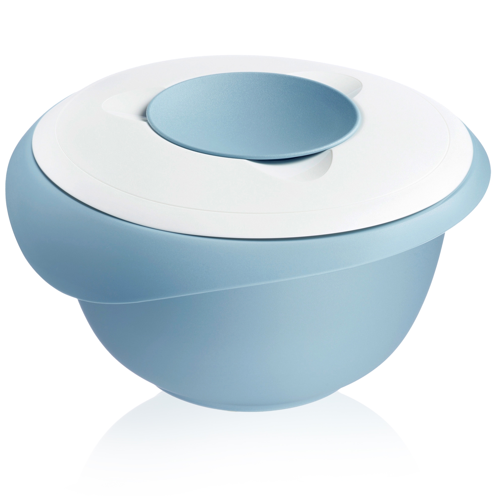 Westmark - Mixing bowl with two-part lid 3.5 l - Blue/White