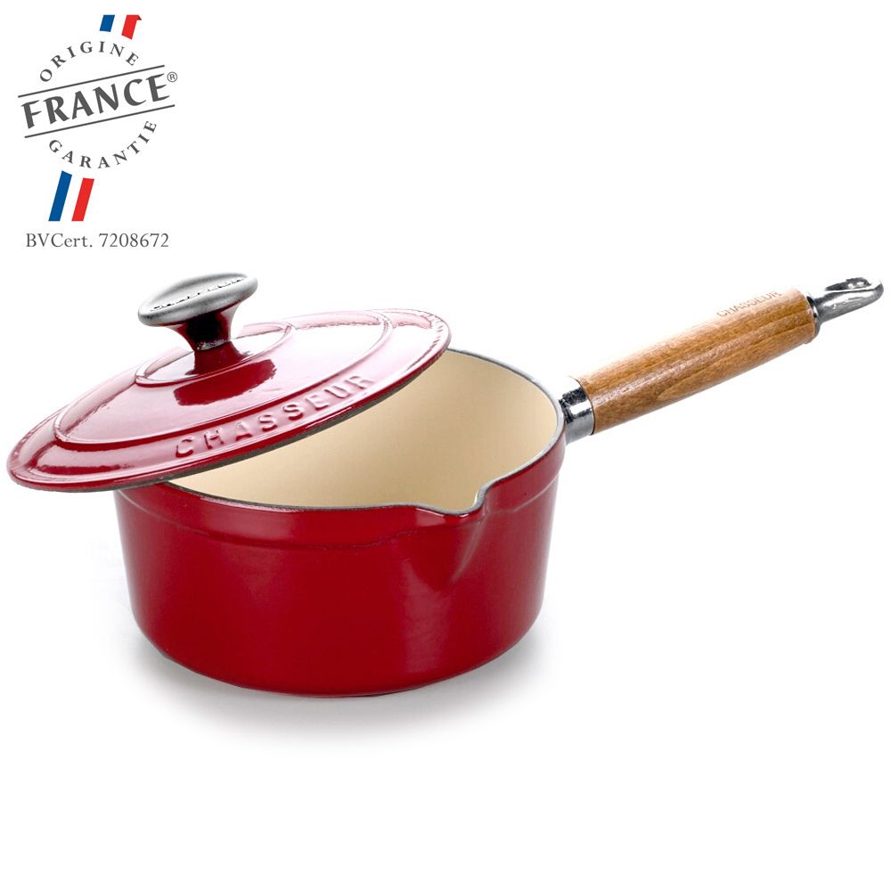 Chasseur - Saucepan wooden handle - Red