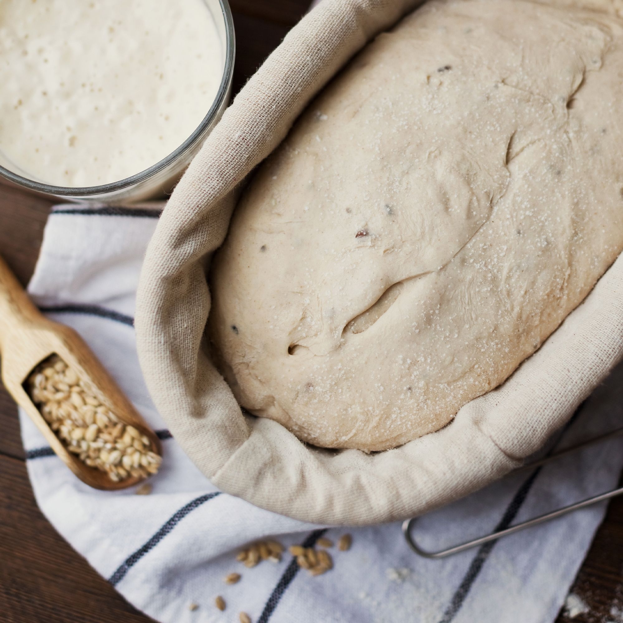 Proofing Basket elongated with liner - PADEIRO - 43 cm | Culinaris