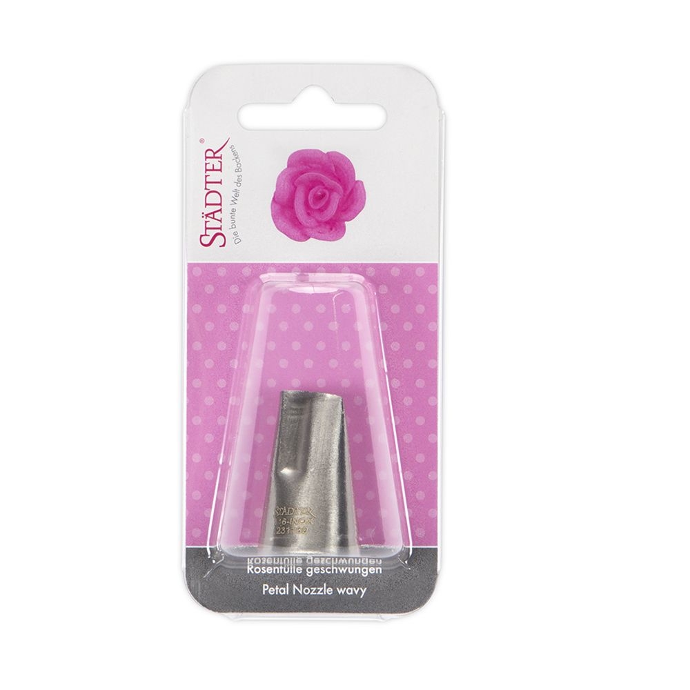 Städter - Fine Line Rose petal nozzle - 14 mm - curved – big