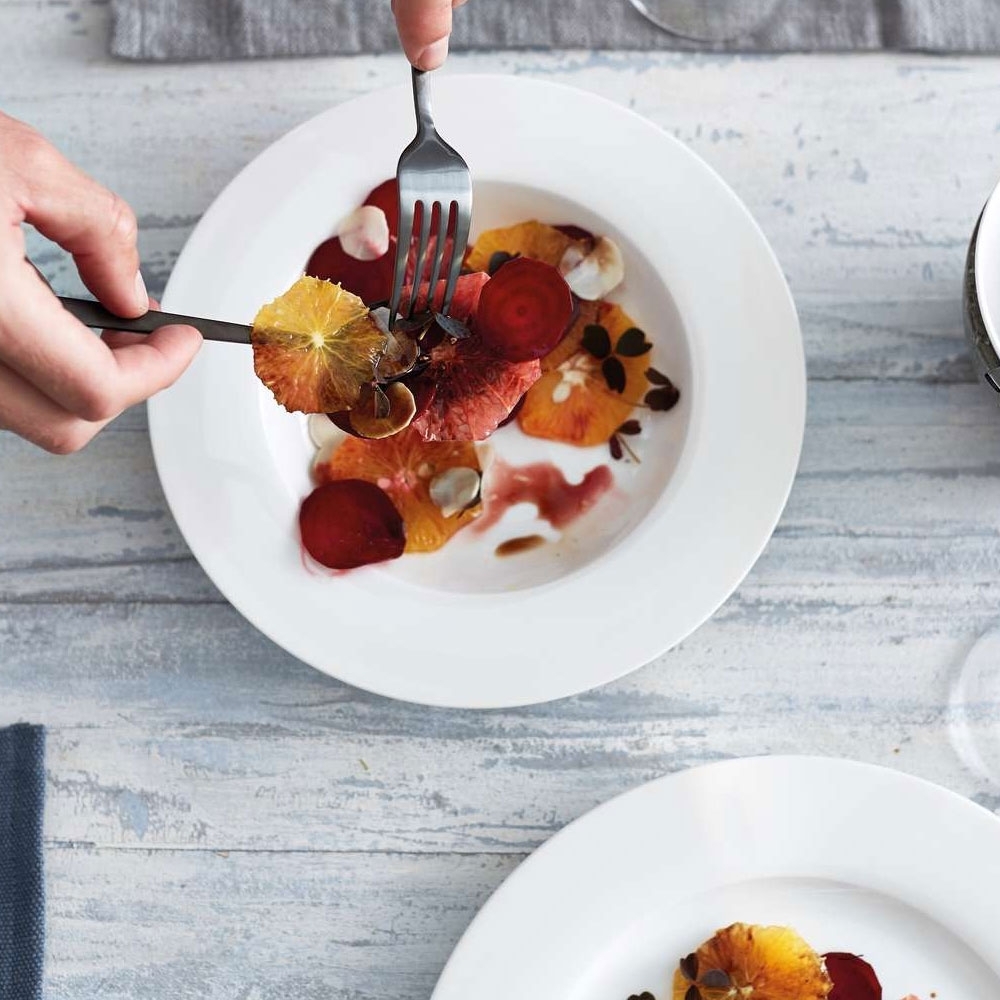 Bitz - Soup plate - 23 cm - bone white porcelain