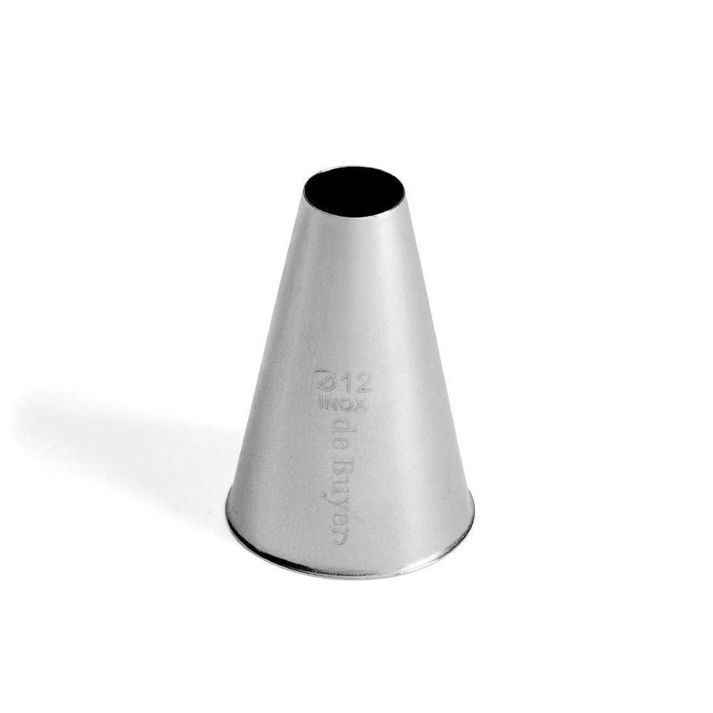 de Buyer - Lochtülle aus Edelstahl | Ohne Falz | 12 mm
