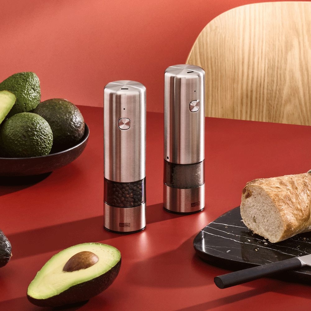 AdHoc i.Mill elektrische Salz- und Pfeffermühlen aus Edelsta