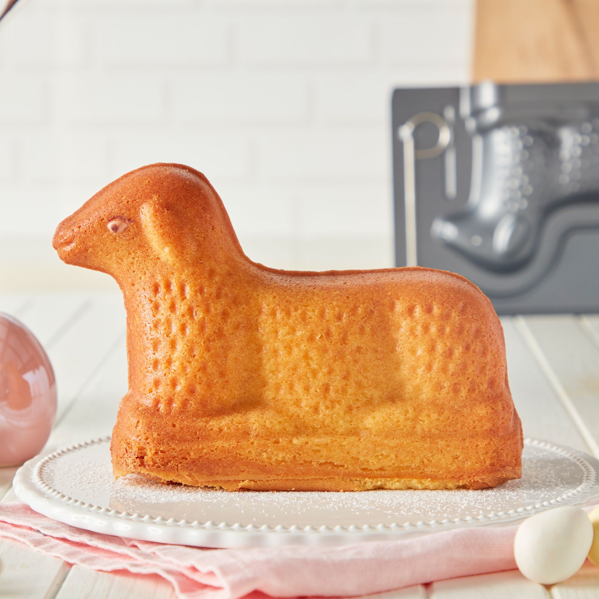 Birkmann - 3D Easter Lamb baking tin - All you need is spring - 26.5 x 16.5 cm - 900 ml