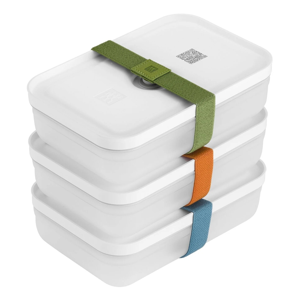 ZWILLING - Vacuum Lunchbox Set | L flat | 6-piece | Plastic