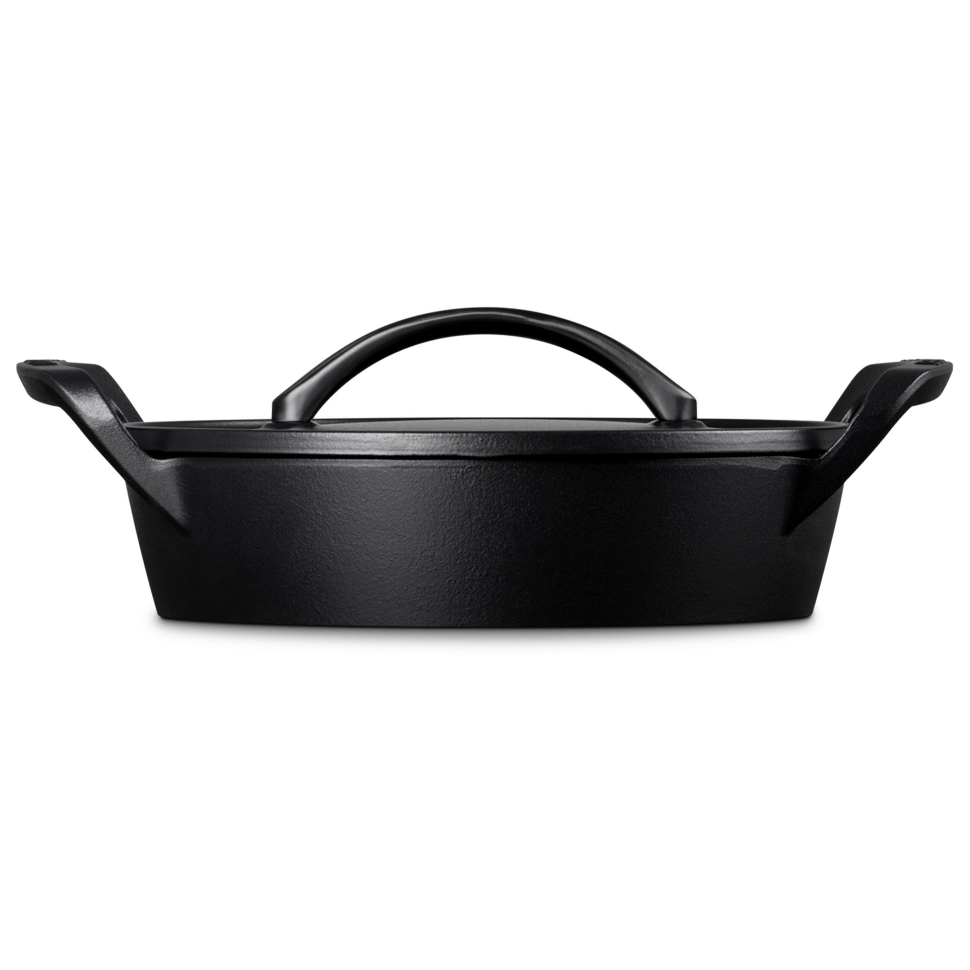 Le Creuset - Grill pan round 28 cm - black matt - BBQ Outdoor