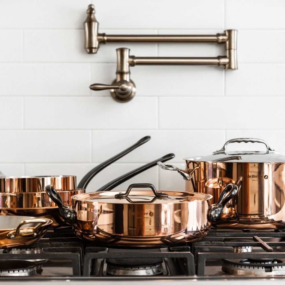 de Buyer - Sauté-pan Conical with cast iron handle