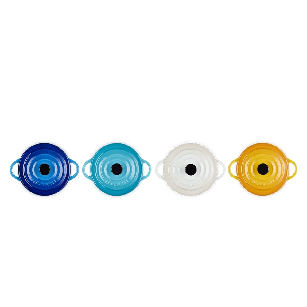 Le Creuset - 4er Set Mini-Cocotte - Rivera Collection Le Creuset - 4er Set Mini-Cocotte - Rivera Collection