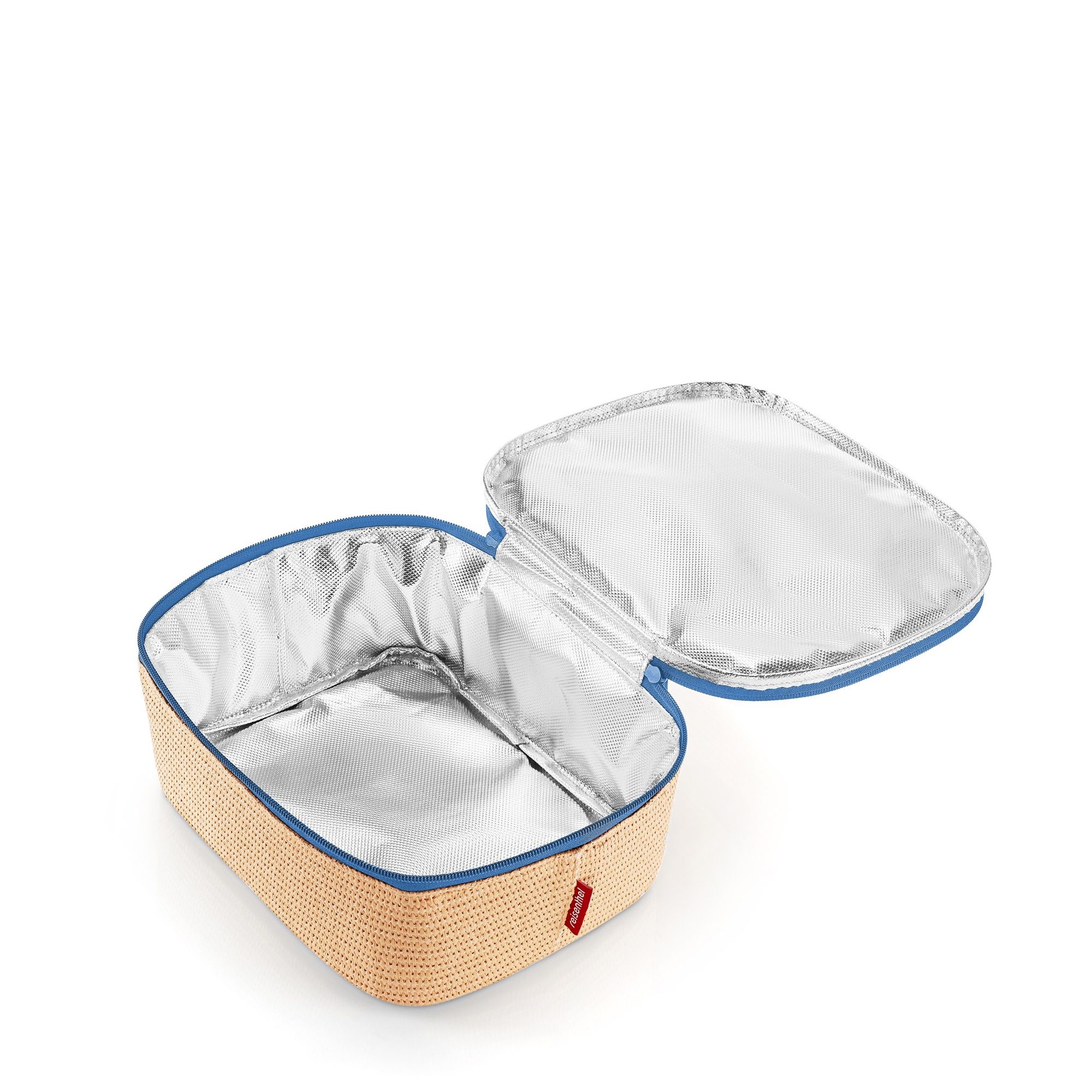 reisenthel - coolerbag M pocket - raffia blue reisenthel - coolerbag M pocket - raffia blue
