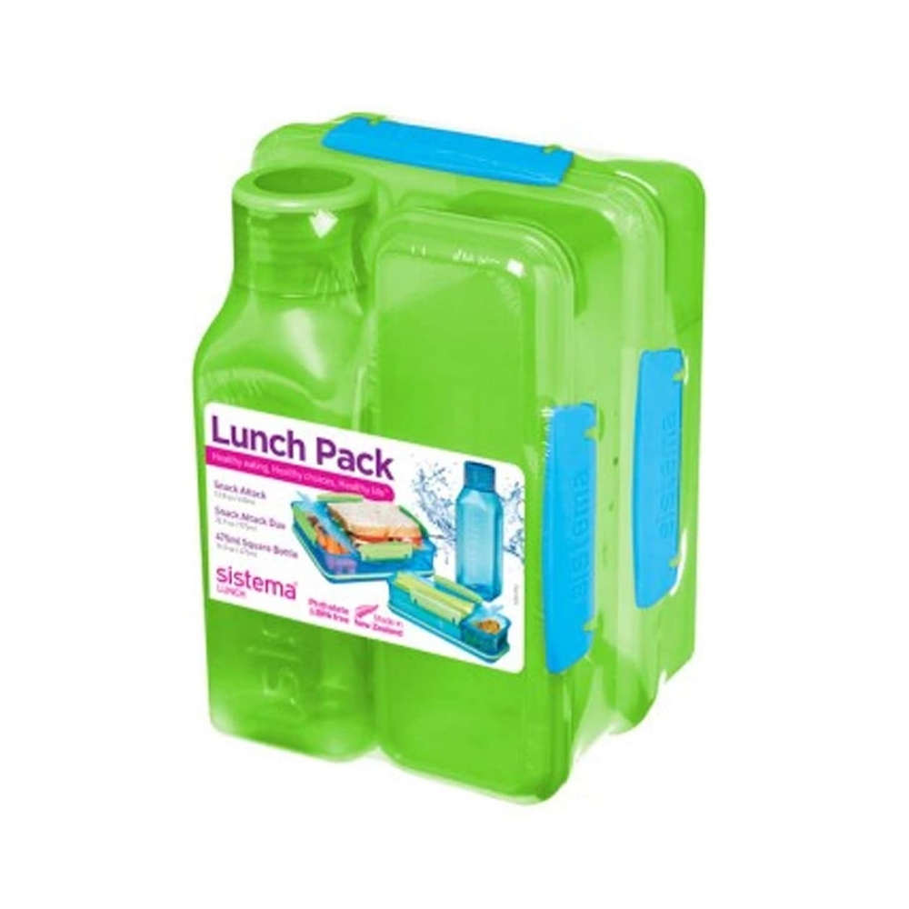 sistema - Set - Snack Attack Duo + Snack Attack + Trinkflasche