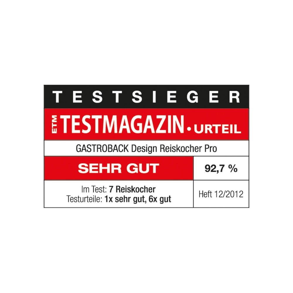 Gastroback - Design Rice Cooker Pro Gastroback - Design Rice Cooker Pro