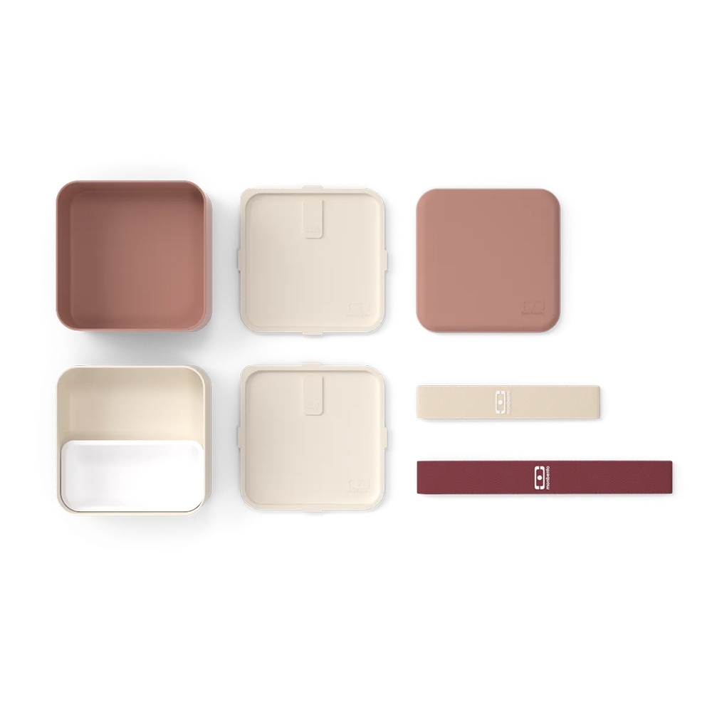 monbento - Square Bento Box pink moka