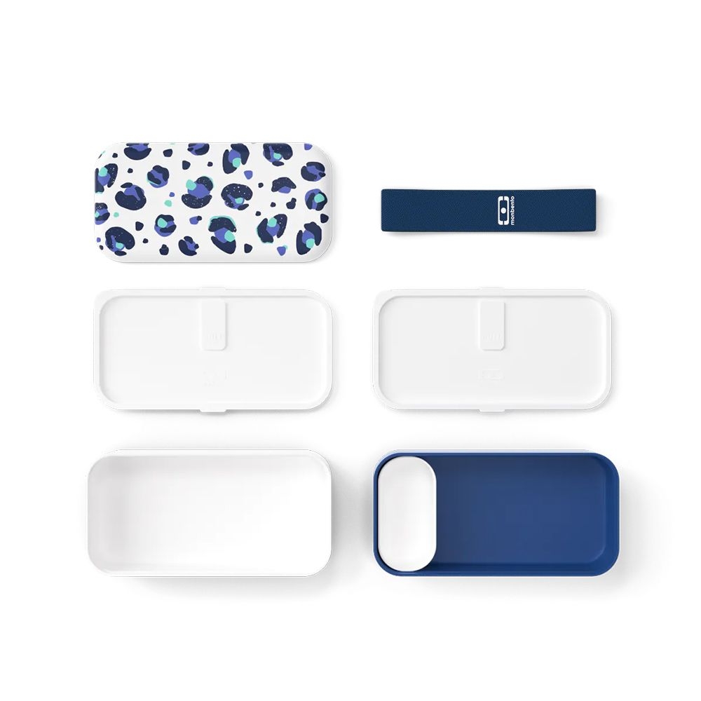 monbento - Original Bento Box blau Leopard