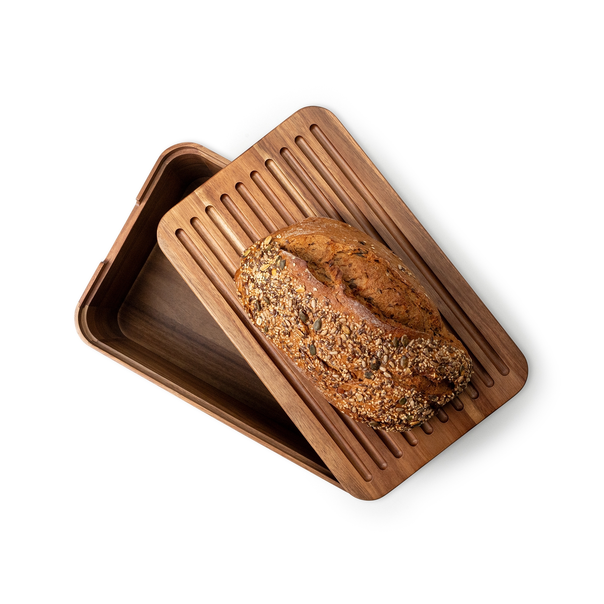 Continenta - Bread Box, 36 x 23 x 16 cm, Acacia