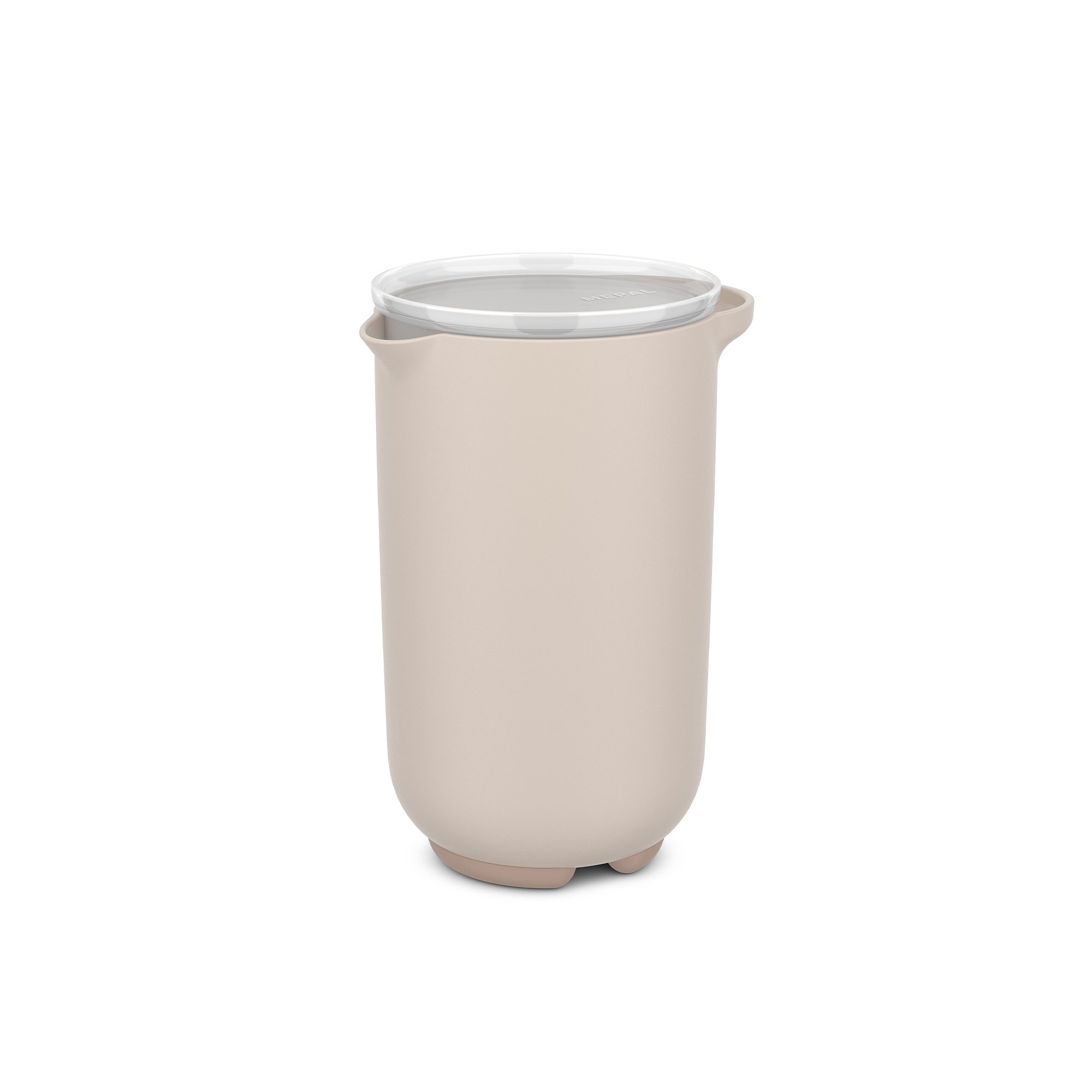 Mepal Chef It Rührbecher mit Deckel 1000 ml chalk